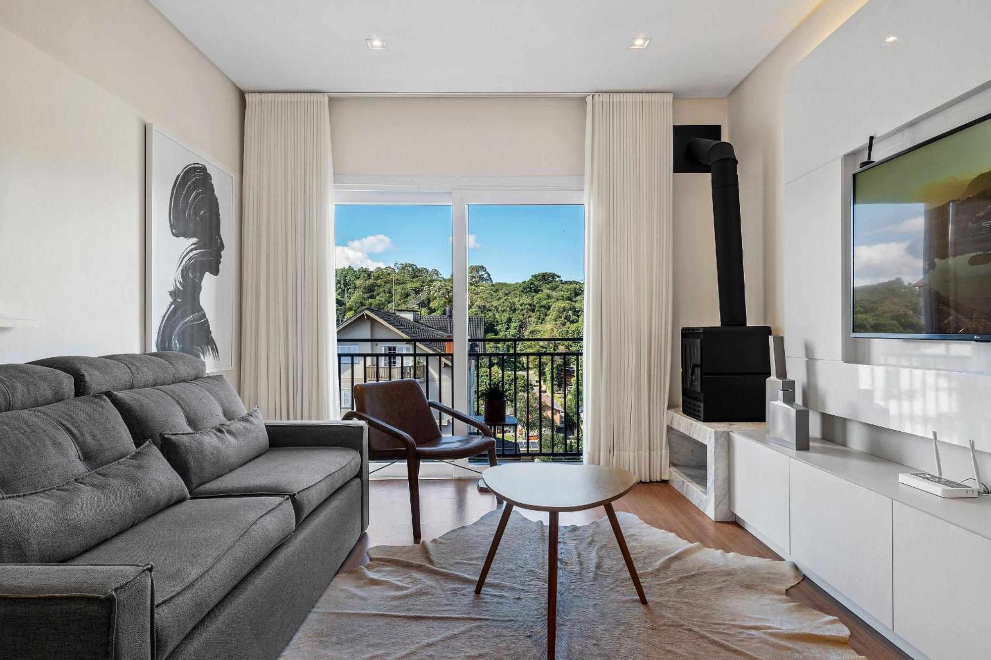 Apartamento Essence 2 Suites By Achei Gramado Exteriör bild